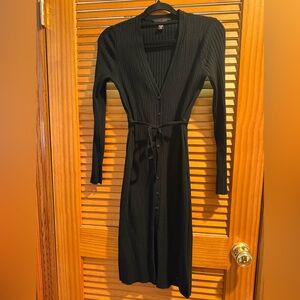 Victoria's Secret Black Long Sleeve Knit Dress